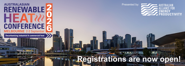 Australasian Renewable Heat Conference, 2-3 Sept 2026