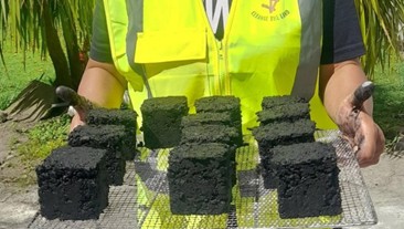 Charcoal from slash - Bioflash news item - February 2026