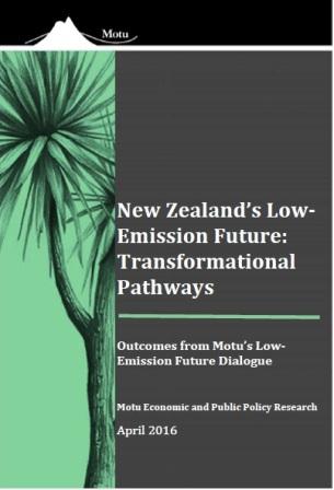 NZ's low emission future:Transformational pathways