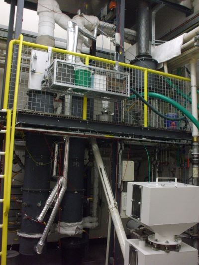 image: 100 kW pilot-scale dual fluidised bed gasifier for biomass steam gasification